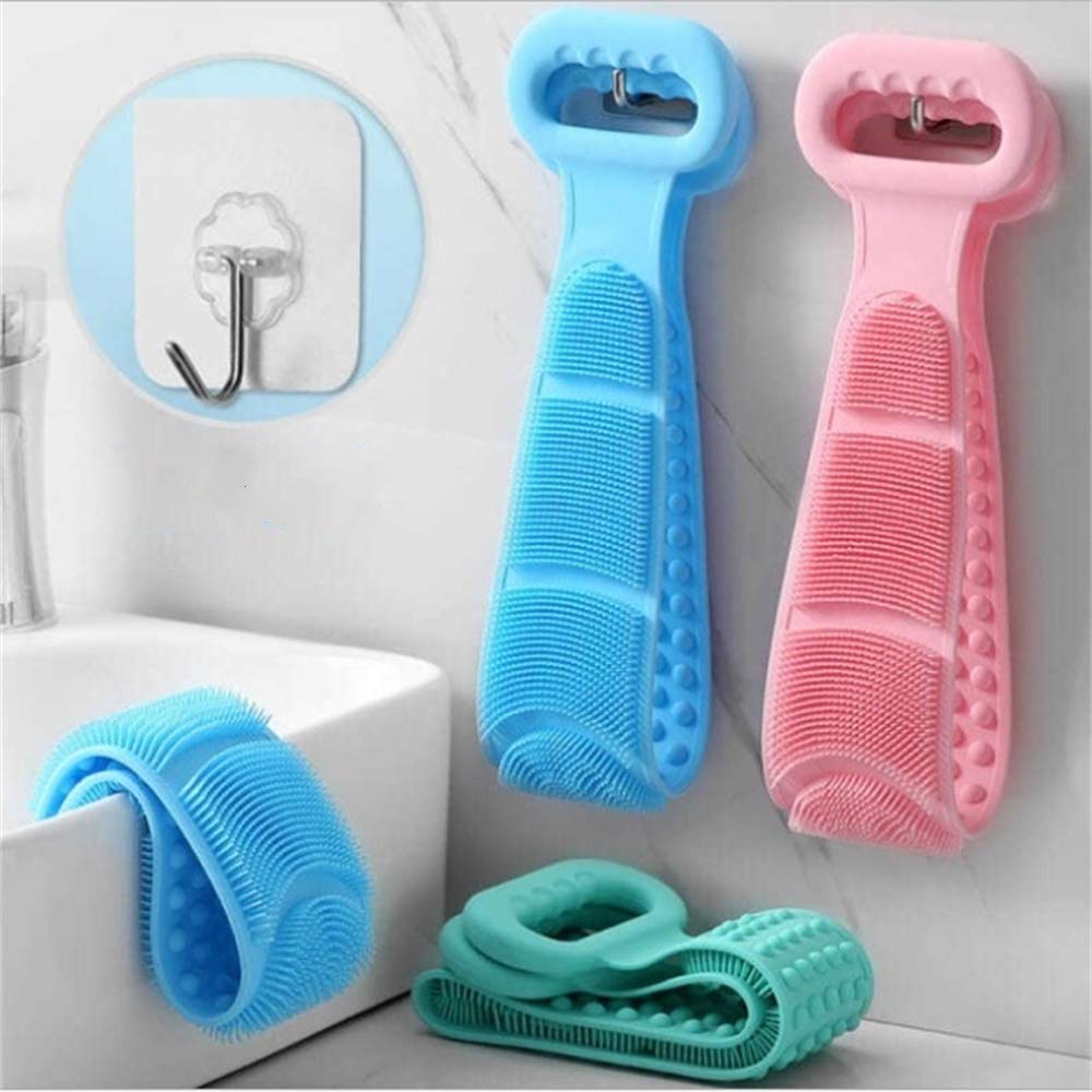 Magic Silicone Bath Brush Back Belt